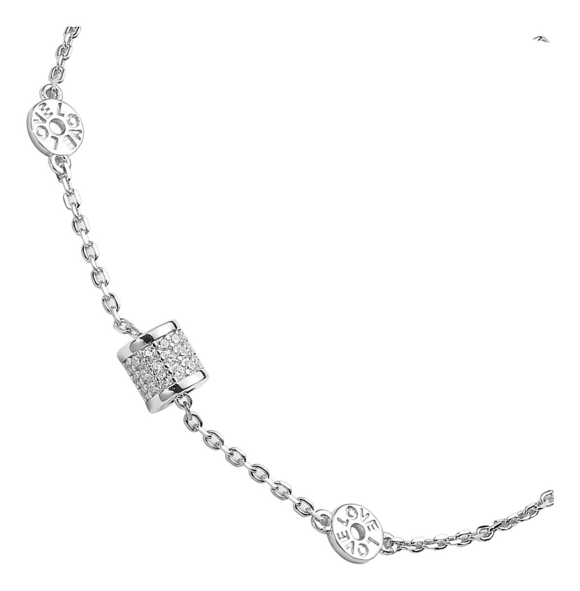 Pulsera Enso Silver Bracelet ESB046S Plata 925 Para Mujer