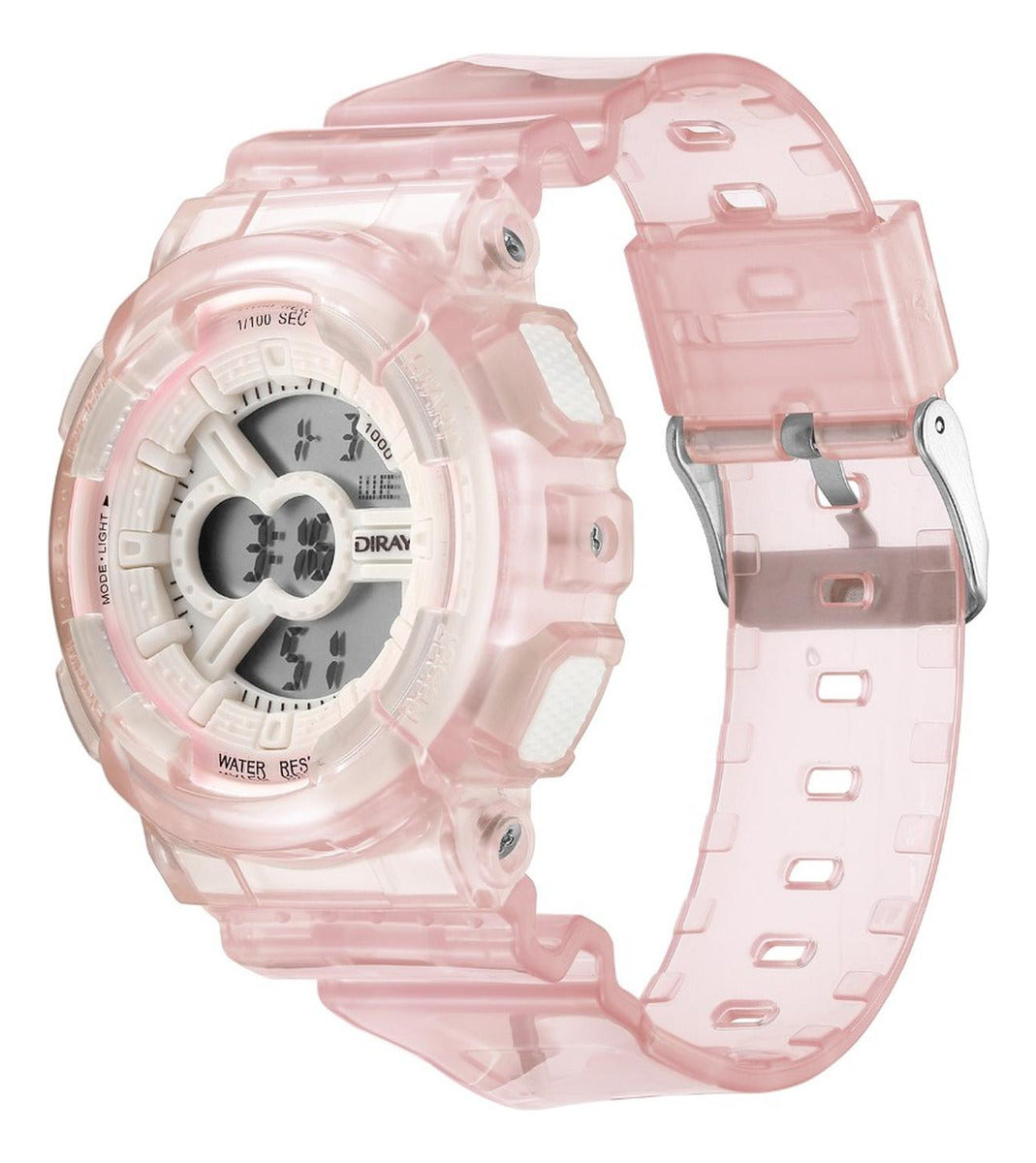 Reloj Diray Ladies Pink Rosa DR216LCT3 De Resina Mujer