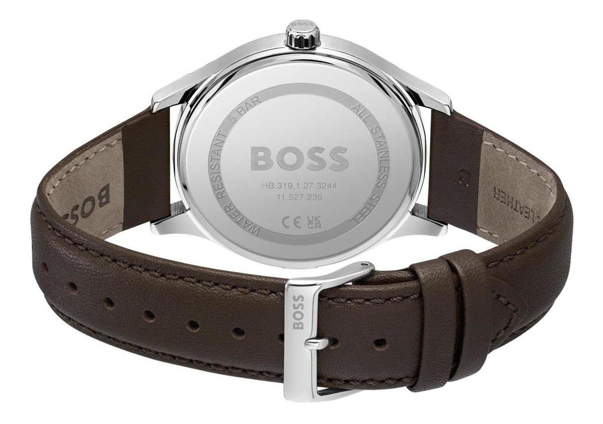 Reloj Hugo Boss Hombre Cuero 1513955 Elite