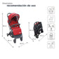 Carriola D'bebé Wing Unisex de 3 a 36 meses