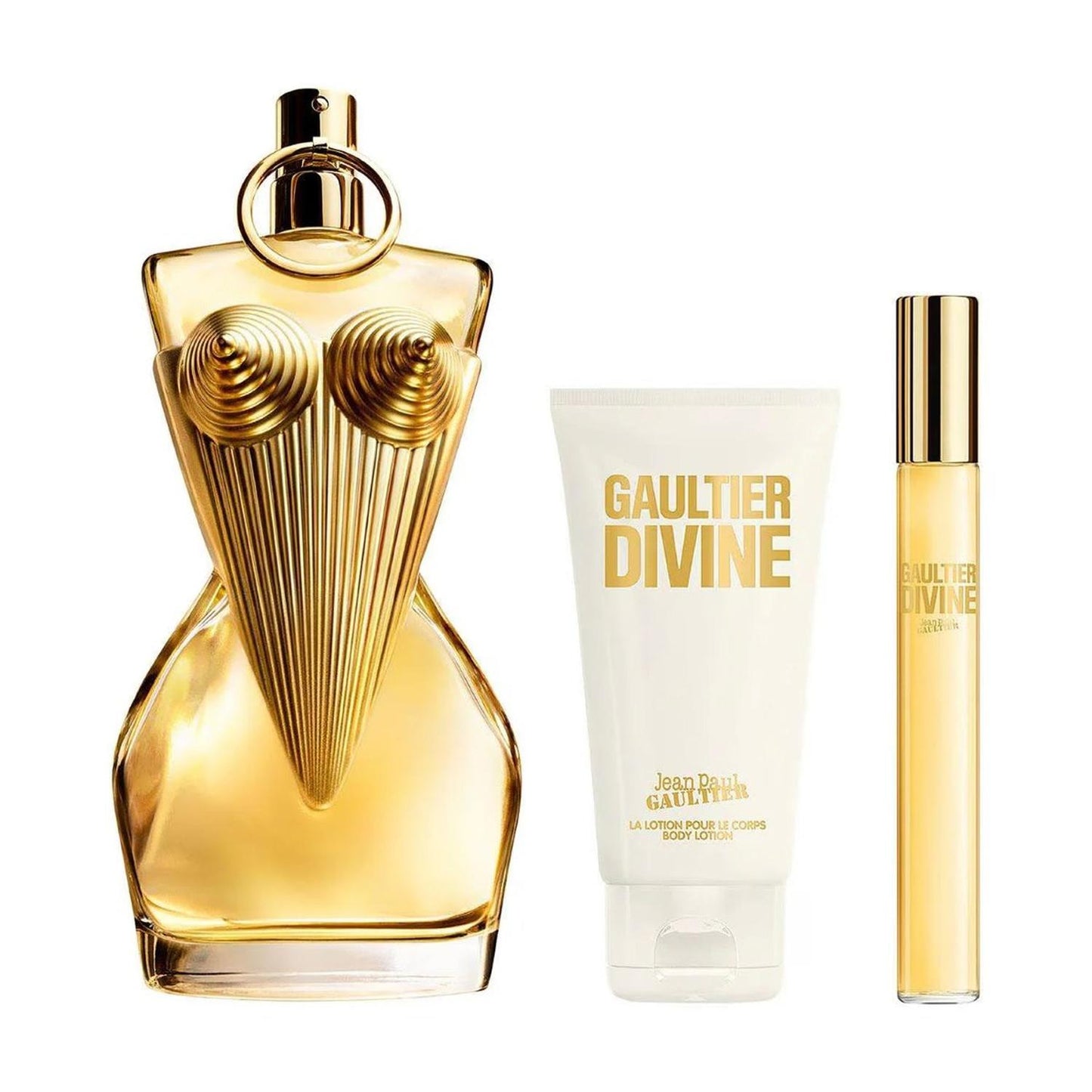 Set Jean Paul Gaultier Divine 100ml Eau de Parfum Para Mujer Botella de Vidrio