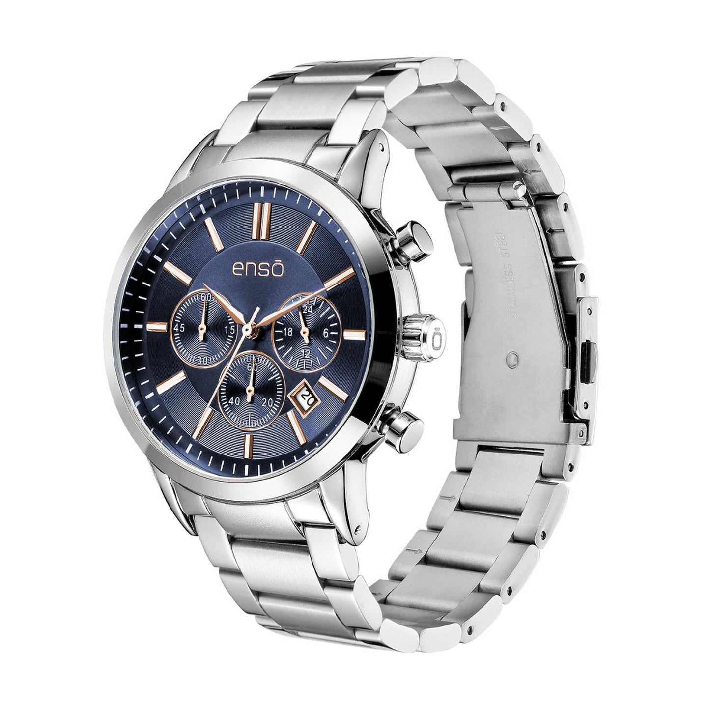 Reloj Enso Casual Plateado EW1003G8 Para Hombre