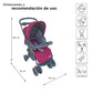 Set Carriola D'bebé Travel System Star Baby de 0 a 36 meses