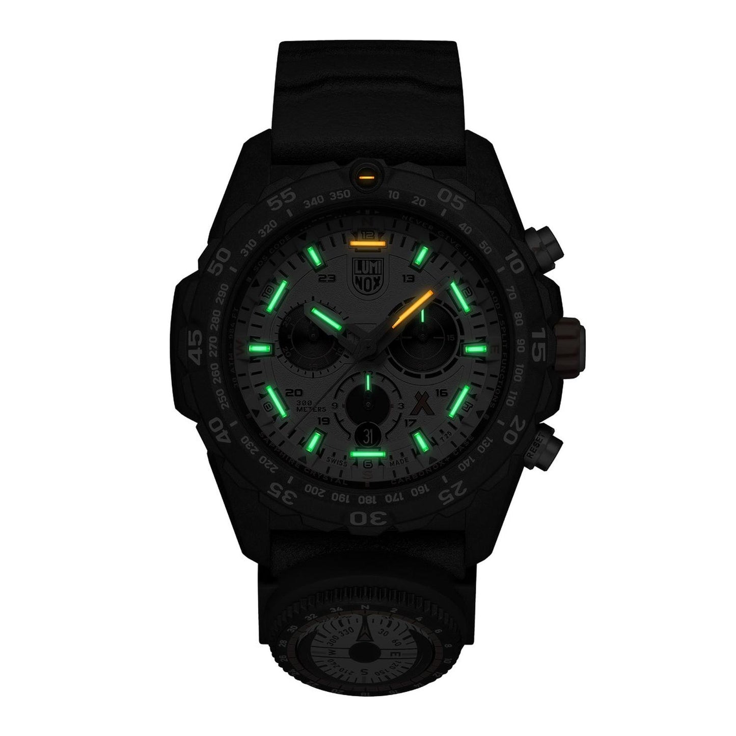 Reloj Análogo Luminox Bear Grylls Survival 3740 Master Series XB.3748 Cuarzo Suizo Carbonox correa Caucho para Hombre