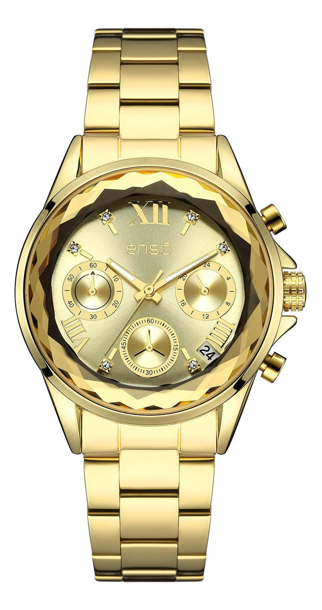 Reloj Enso Ladies Gold Dorado EW1049L2 De Acero Para Mujer