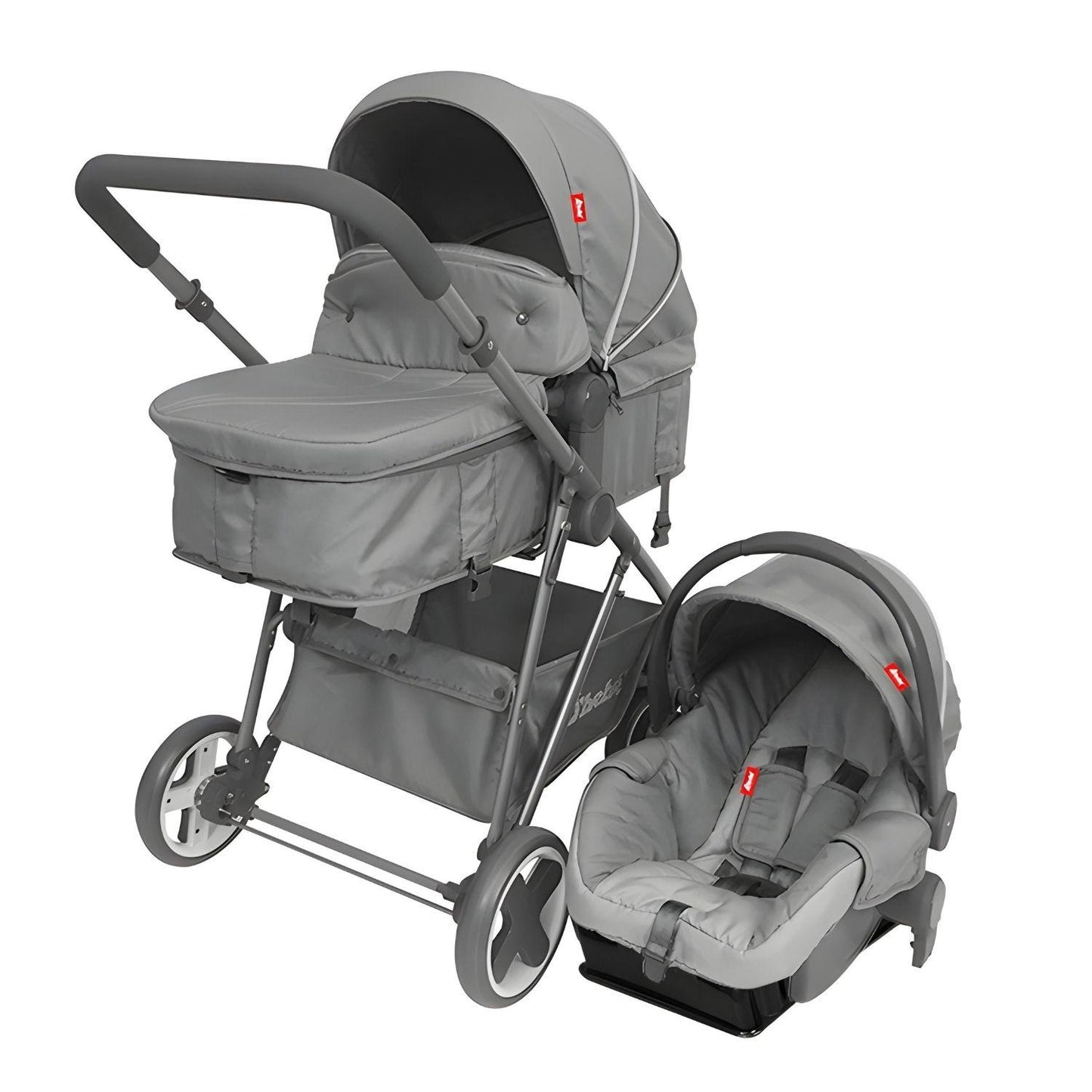 Set Carriola D'bebé Travel System Queen de 0 a 36 meses