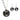 Set Collar Dije Corte Xilion Arete Zvezda Plata 0.925 Mujer - SOMNISTORE.COM