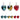 Set Collar Dijes Aretes Corte Heart Zvezda Plata 0.925 Mujer - SOMNISTORE.COM